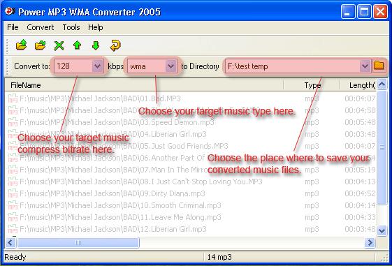 mp3格式转换器,Power MP3 WMA Converter