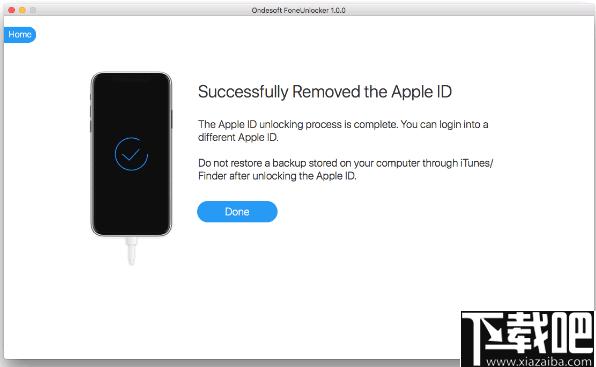 Ondesoft FoneUnlocker,苹果手机解锁，iOS解锁