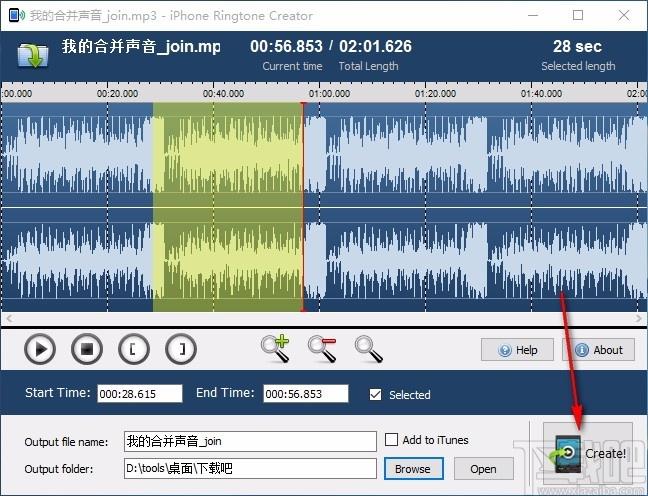 iPhone Ringtone Creator下载,iPhone铃声制作工具