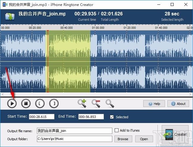 iPhone Ringtone Creator下载,iPhone铃声制作工具